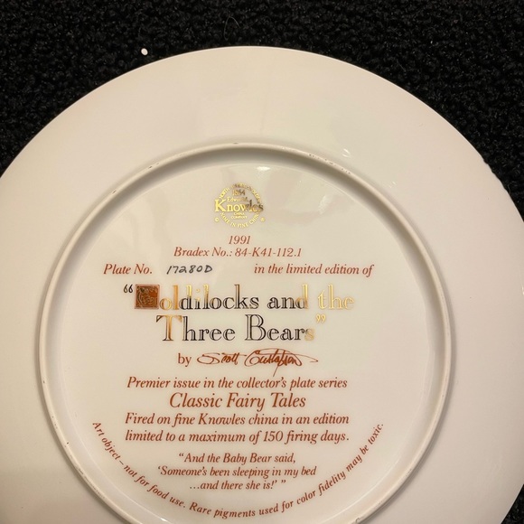 Edwin M. Knowles “Classic Fairy Tales” series collectible china plates - Picture 3 of 16